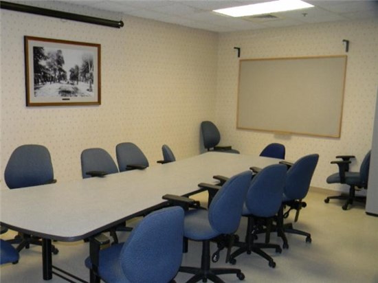 Photo of the small conference room at the Operation Center